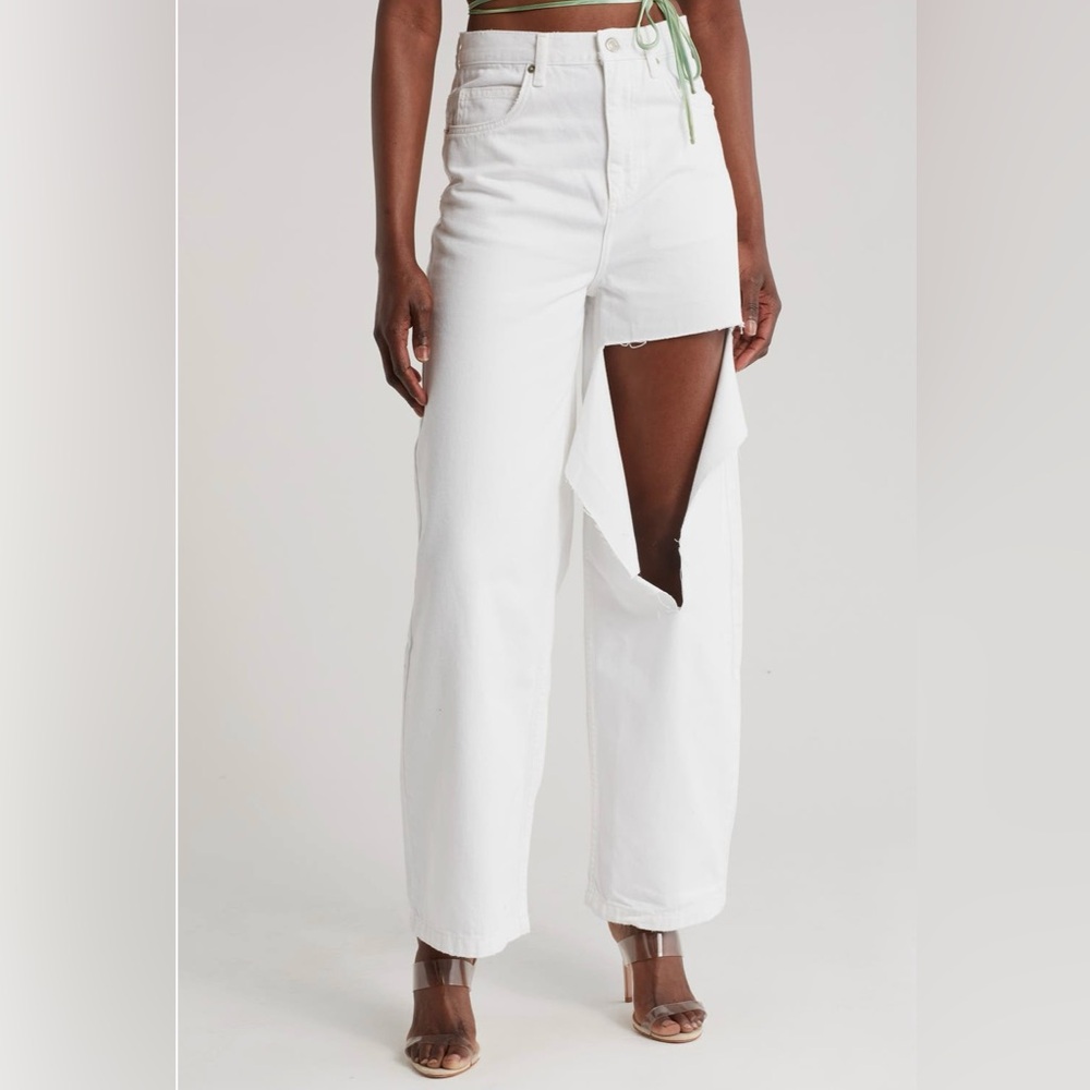Topshop White Jeans